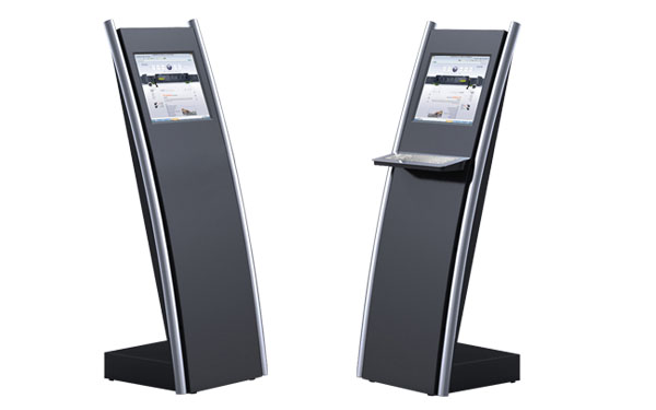 Information Kiosk with Touchscreen or Keyboard