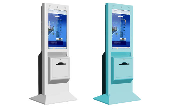 Big Touchscreen Photo Kiosk with Photo Printer