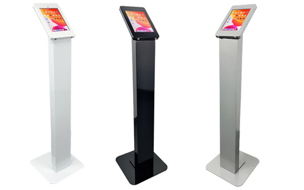 Floor Standing iPad Stand, iPad Kiosk and Tablet Stand